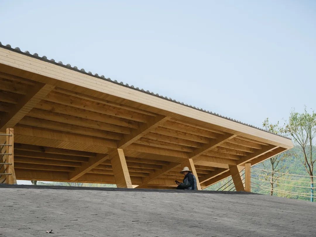 青龙湖水质监测瞭望观景亭鸟瞰图(图15)