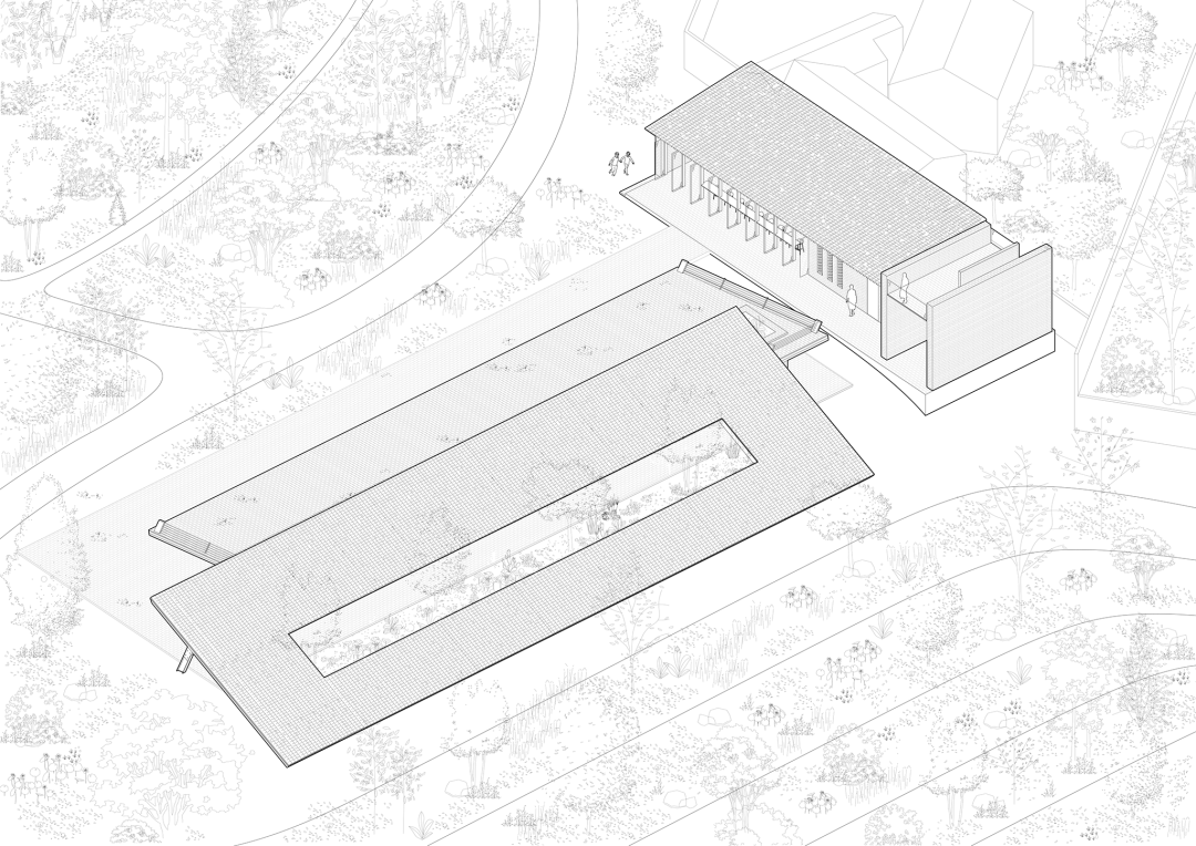 青龙湖水质监测瞭望观景亭鸟瞰图(图18)