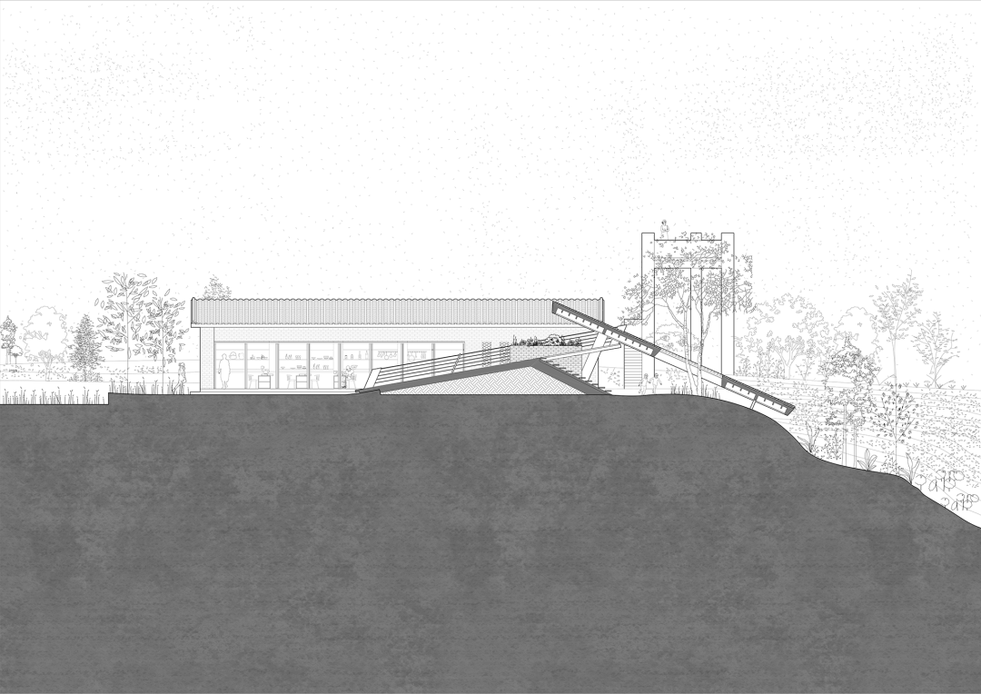 青龙湖水质监测瞭望观景亭鸟瞰图(图20)