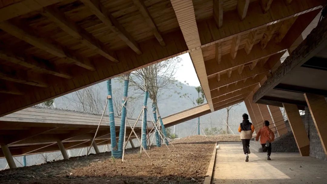 青龙湖水质监测瞭望观景亭鸟瞰图(图9)