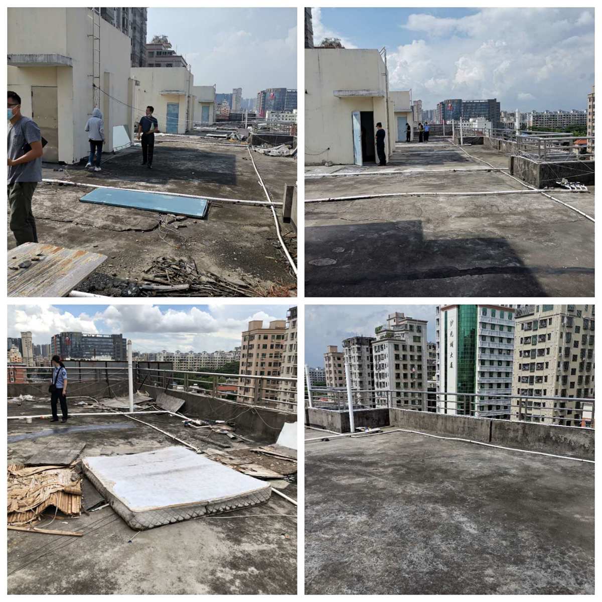 高档小区楼顶加盖三层别墅10天内恢复楼体原貌(图5)