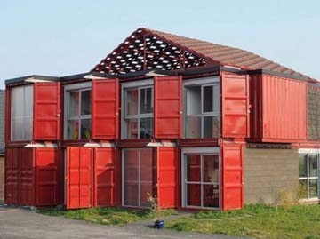 广州完美钢结构有限公司黄埔新村集装箱房屋安装制作(图1)