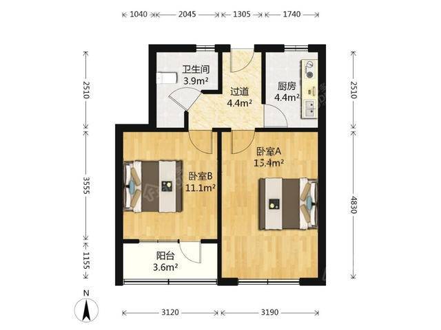 西安一城中村民房中间活像阿拉伯数字“1”(图5)