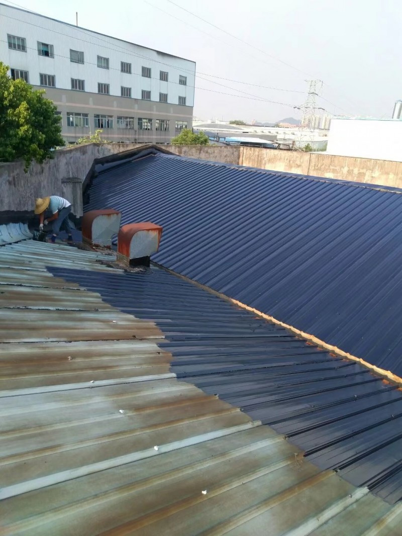 北沙梁1500多平米自建彩钢板房被大风刮飞(图7)