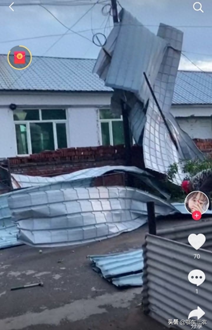 三农创作挑战赛：农村彩钢瓦屋顶遭狂风暴雨袭击(图7)