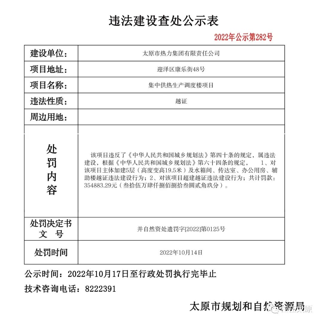 太原市规划和自然资源局发布多项违法建设查处公示(图11)