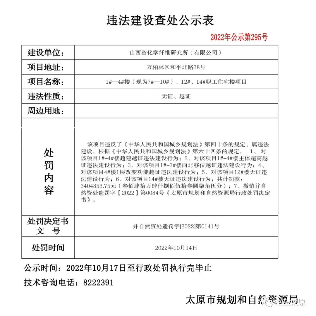 太原市规划和自然资源局发布多项违法建设查处公示(图24)