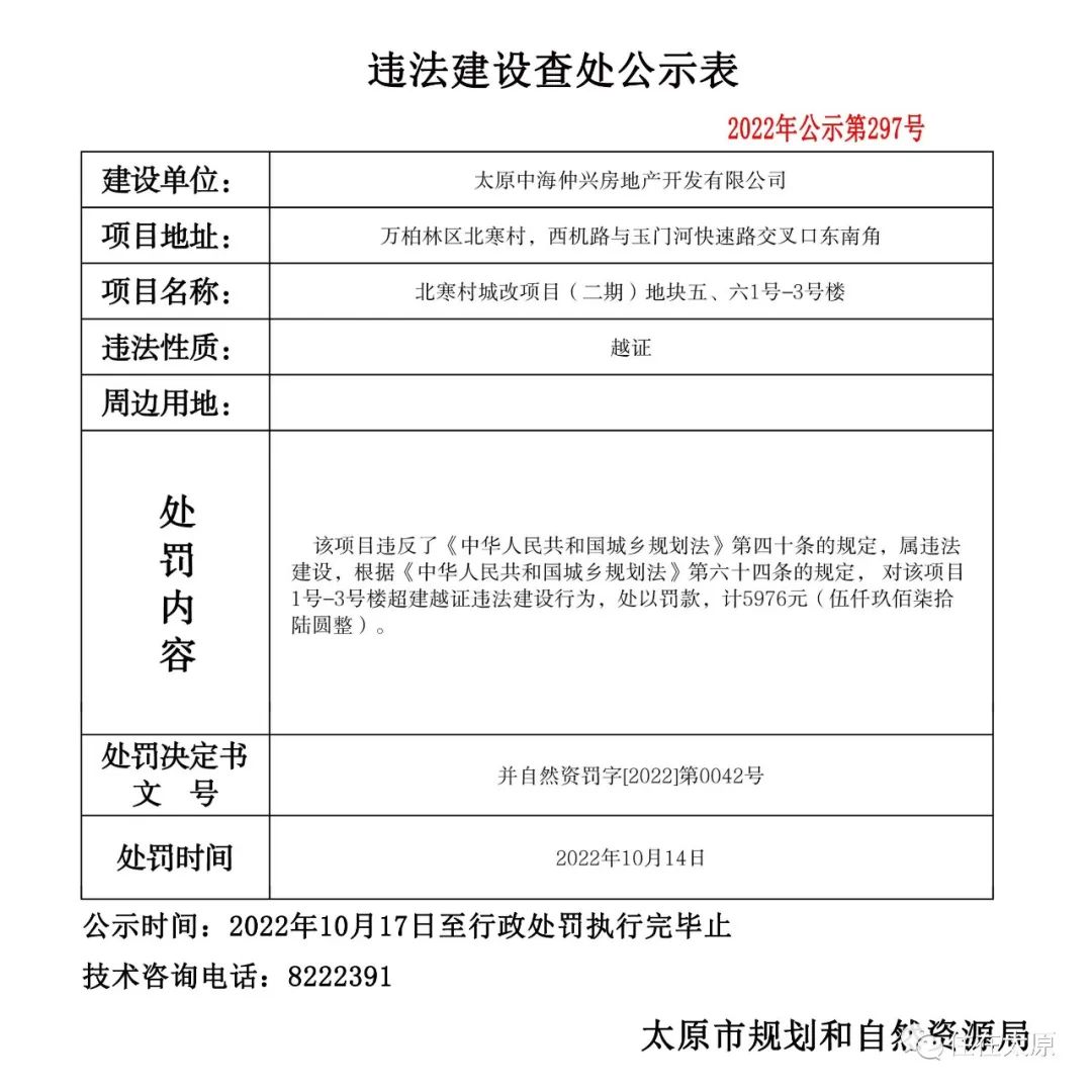 太原市规划和自然资源局发布多项违法建设查处公示(图26)