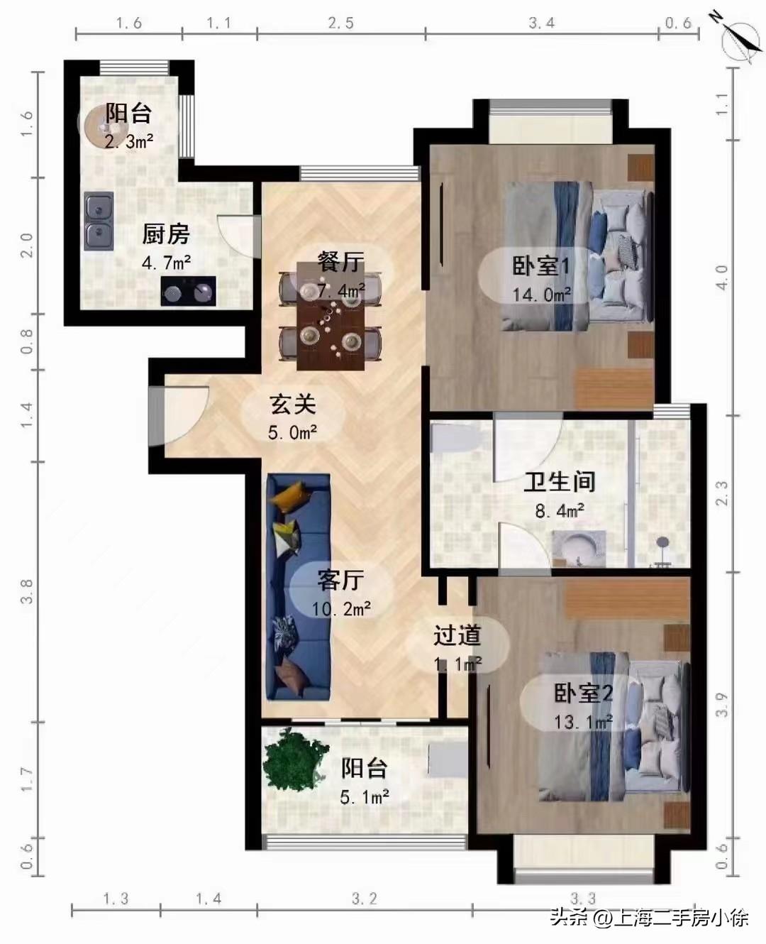 千禧年后的房子都是以商品房和动迁房居多(图1)