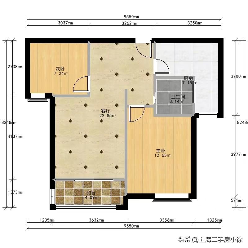 千禧年后的房子都是以商品房和动迁房居多(图2)
