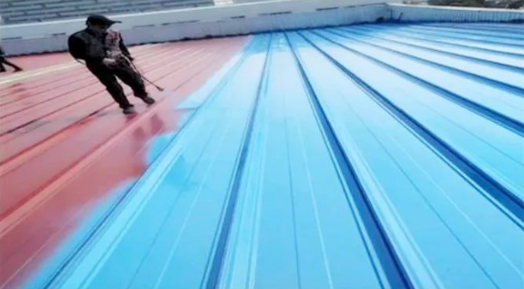 彩钢防水防腐专用材料，五年不掉色，八年不爆裂起皮任何材料(图1)