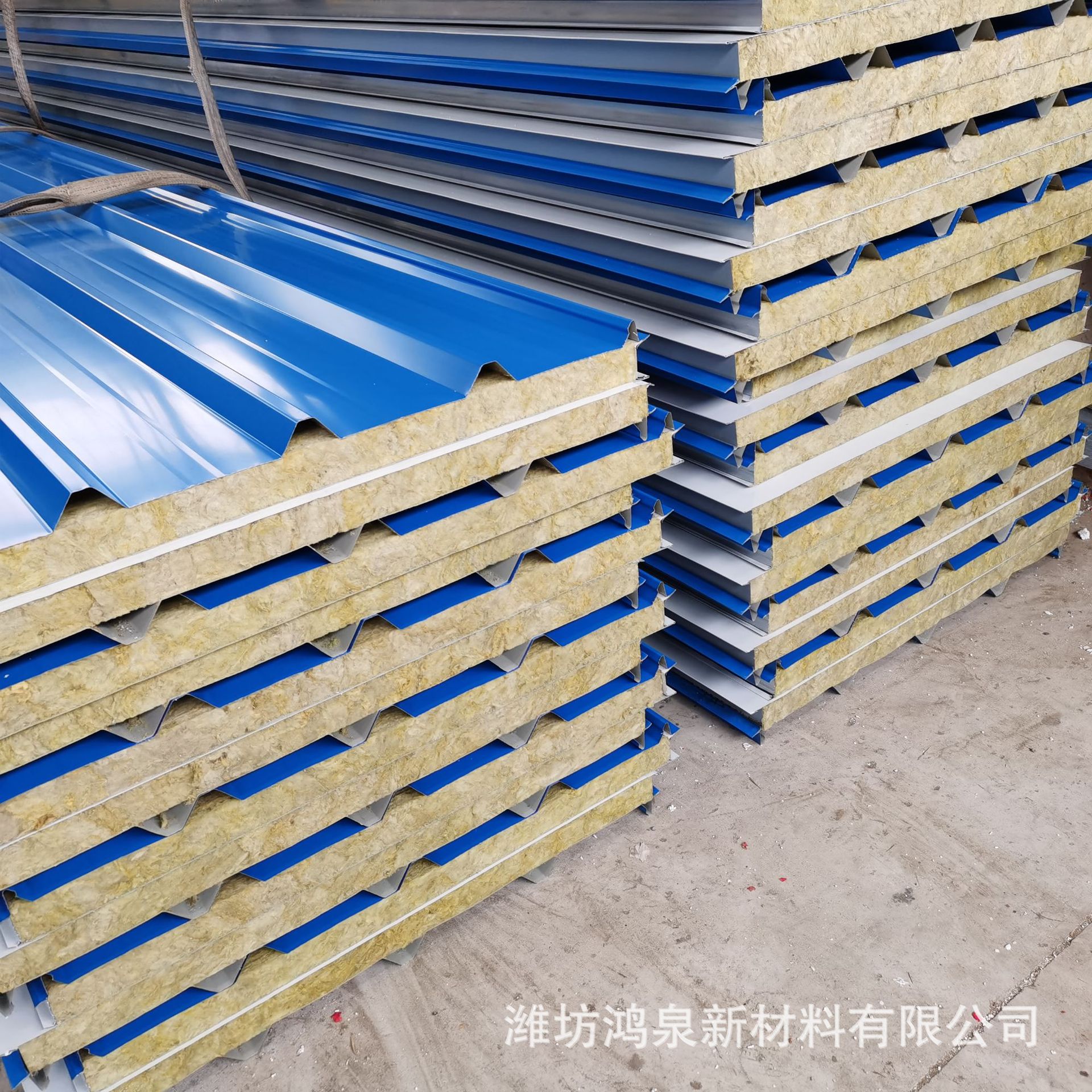 廊坊荣科保温材料有限公司-彩钢复合岩棉板选购(图2)