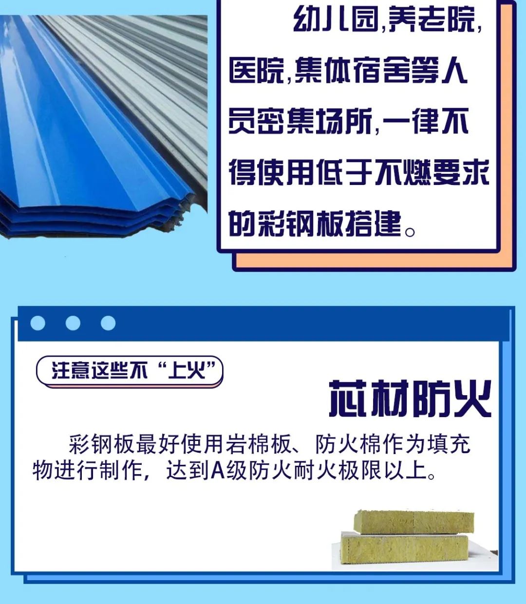 聚苯乙烯泡沫夹芯彩钢板建筑火灾隐患大燃烧速度快(图15)