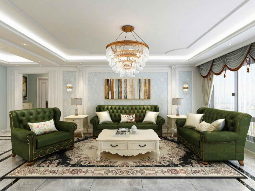 欧式风格装修效果图地中海装修风格特点及特点(图12)