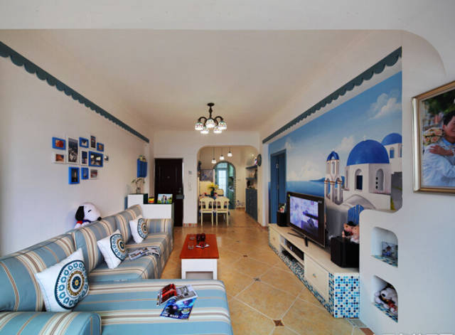 欧式风格装修效果图地中海装修风格特点及特点(图3)