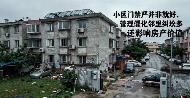 小区门禁严并非就好,管理僵化邻里纠纷多还影响房产价值(图1)
