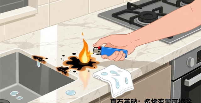 装修厨房台面咋选？警惕假石英石，两招教你分辨(图1)