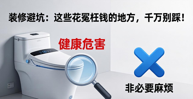 装修避坑：这些花冤枉钱的地方，千万别踩！附选家具要点(图1)