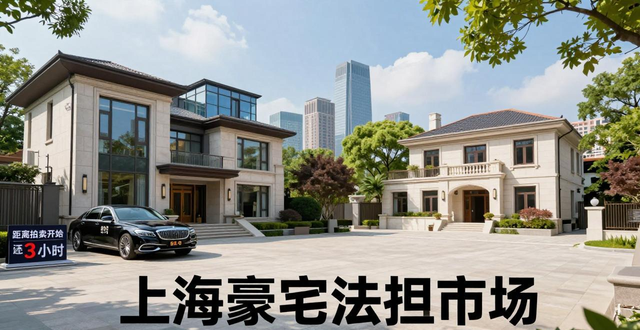 上海古北臻园别墅拍卖，冰火两重天，低价成交与高价竞拍并存(图1)