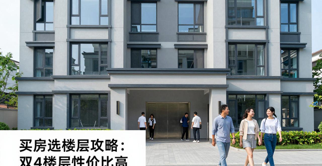 买房选楼层攻略：双4楼层性价比高，次顶层适合爱住高层者(图1)