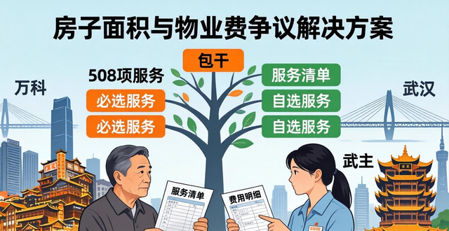 房子面积与物业费收取的争议:按面积计费合理吗?(图1)