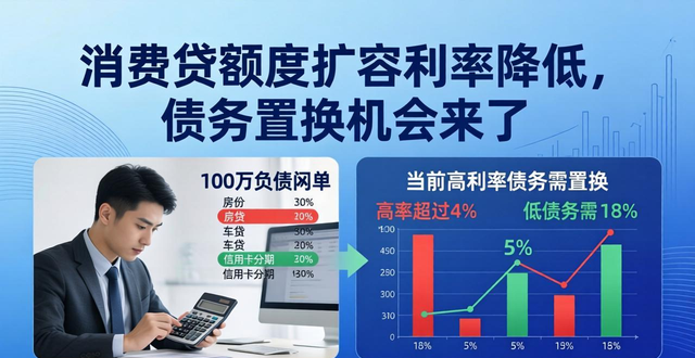 消费贷额度扩容利率降低，债务置换机会来了(图1)