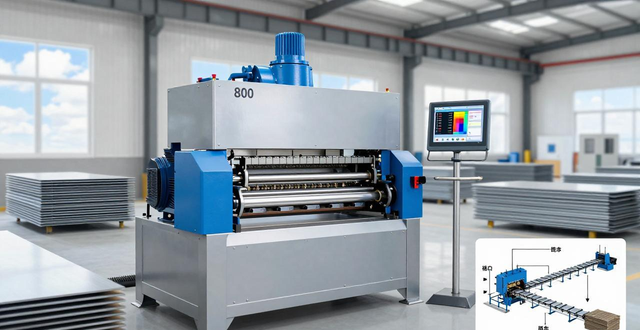 800型压瓦机特点、原理及应用领域全解析,含彩钢瓦生产(图1)