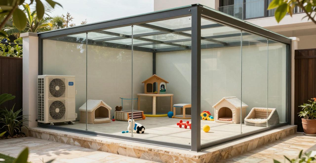 空调外机平台别空着!改成宠物间、晾晒区超实用(图1)