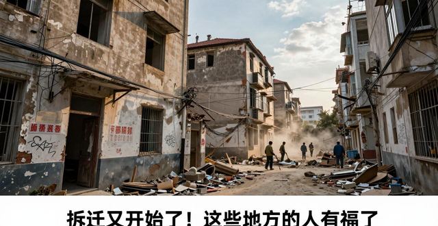 拆迁又开始了!这些地方的人有福了(图1)