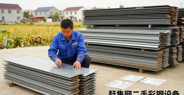 彩钢瓦回收价格表 800-1500元/吨 赶集网二手彩钢设备(图1)