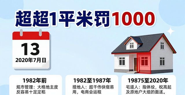 宅基地新政：超1平米罚1000，分户不看户口本了(图1)