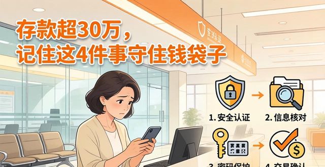 存款超30万，记住这4件事守住钱袋子(图1)