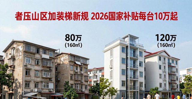 老旧小区加装电梯新规 2026国家补贴每台10万起(图1)