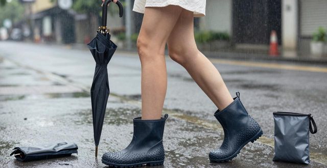 下雨天出门神器推荐：自动伞+吸水收纳袋(图1)