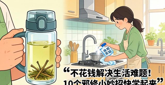 不花钱解决生活难题!10个邪修小妙招快学起来(图1)