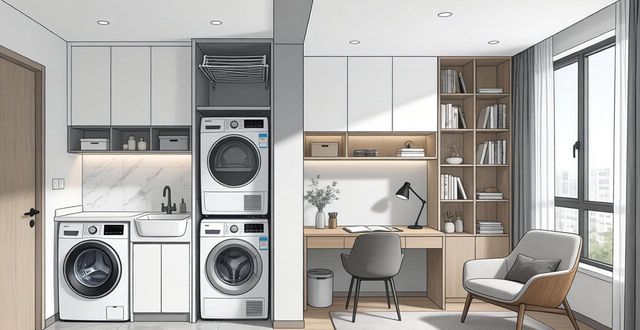 100㎡户型巧布置！玄关、书房等小空间好看又实用(图1)