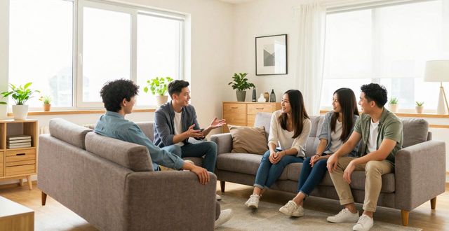 年轻人装修流行扔掉沙发，客厅变大变敞亮(图1)