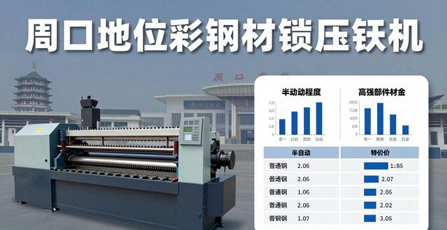 周口二手彩钢压瓦机 实惠耐用(图1)