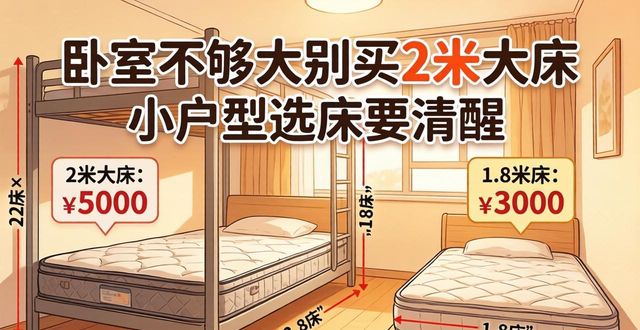 卧室不够大别买2米大床 小户型选床要清醒(图1)