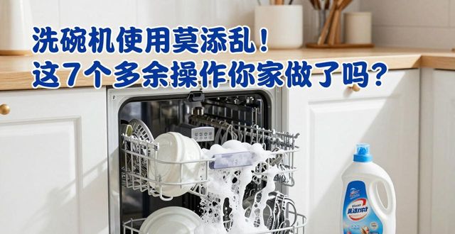 洗碗机使用莫添乱！这7个多余操作你家做了吗？(图1)