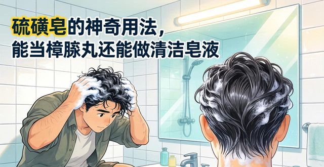 硫磺皂的神奇用法，能当樟脑丸还能做清洁皂液(图1)