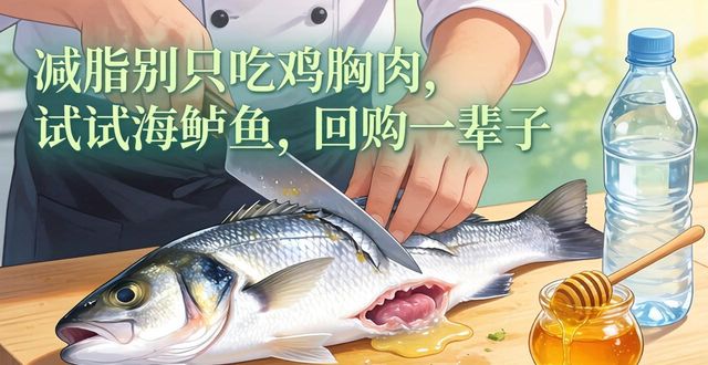 减脂别只吃鸡胸肉，试试海鲈鱼，回购一辈子(图1)