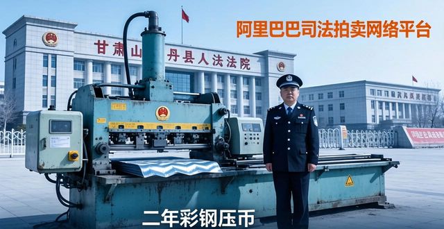 二手彩钢压瓦机低价拍卖 甘肃山丹县法院直拍(图1)