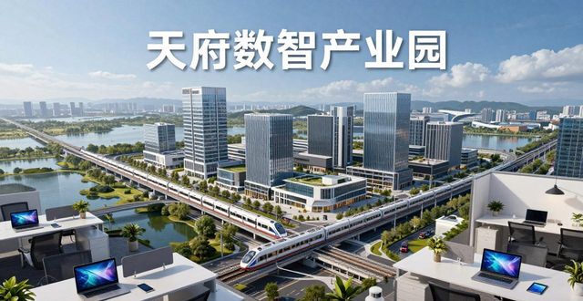天府数智产业园：兴隆湖畔高端办公，招数字文创企业(图1)