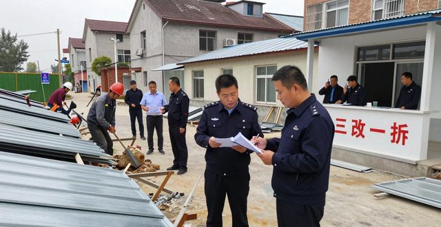 我区深化彩钢房屋（棚）集中整治(图1)