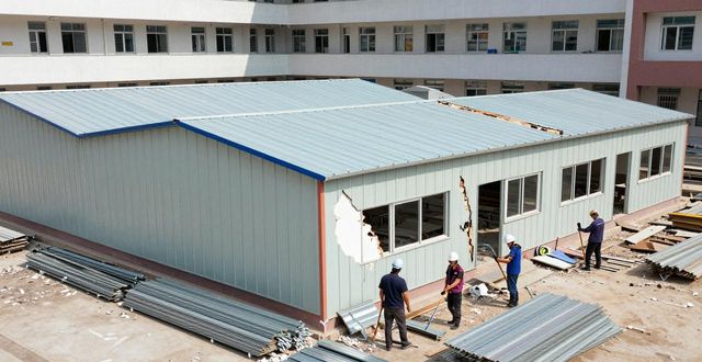 学校彩钢房要拆除，安装视频看简易方法(图1)