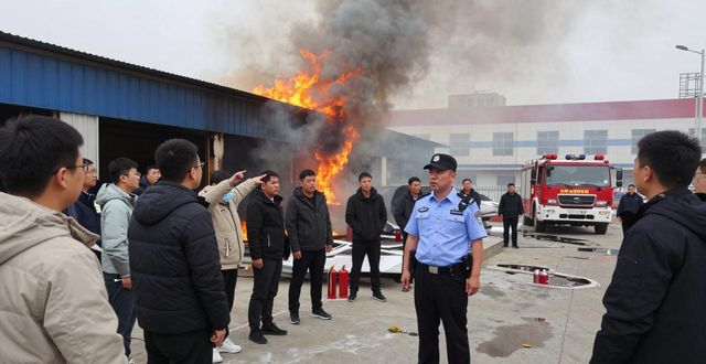 长春超市彩钢房起火 消防怎么救的？(图1)