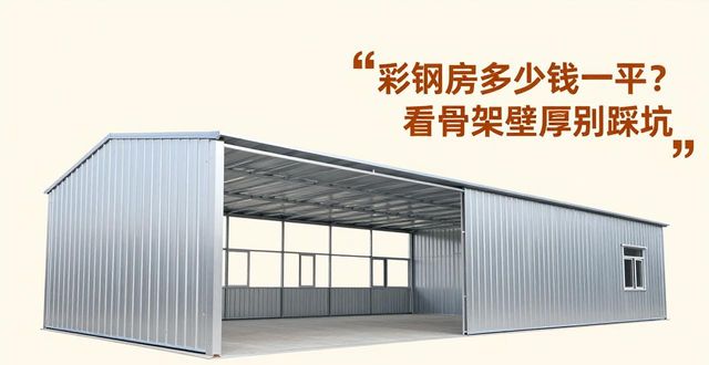 彩钢房多少钱一平？看骨架壁厚别踩坑(图1)