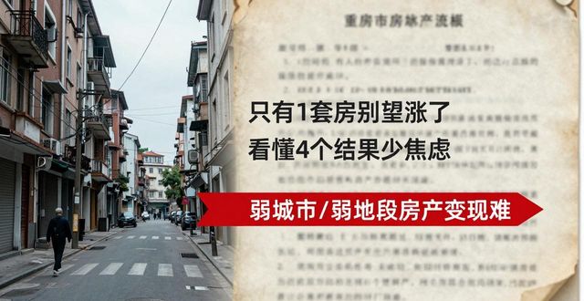 只有1套房别指望涨了 看懂4个结果少焦虑(图1)