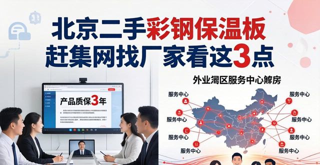 北京二手彩钢保温板 赶集网找厂家看这3点(图1)
